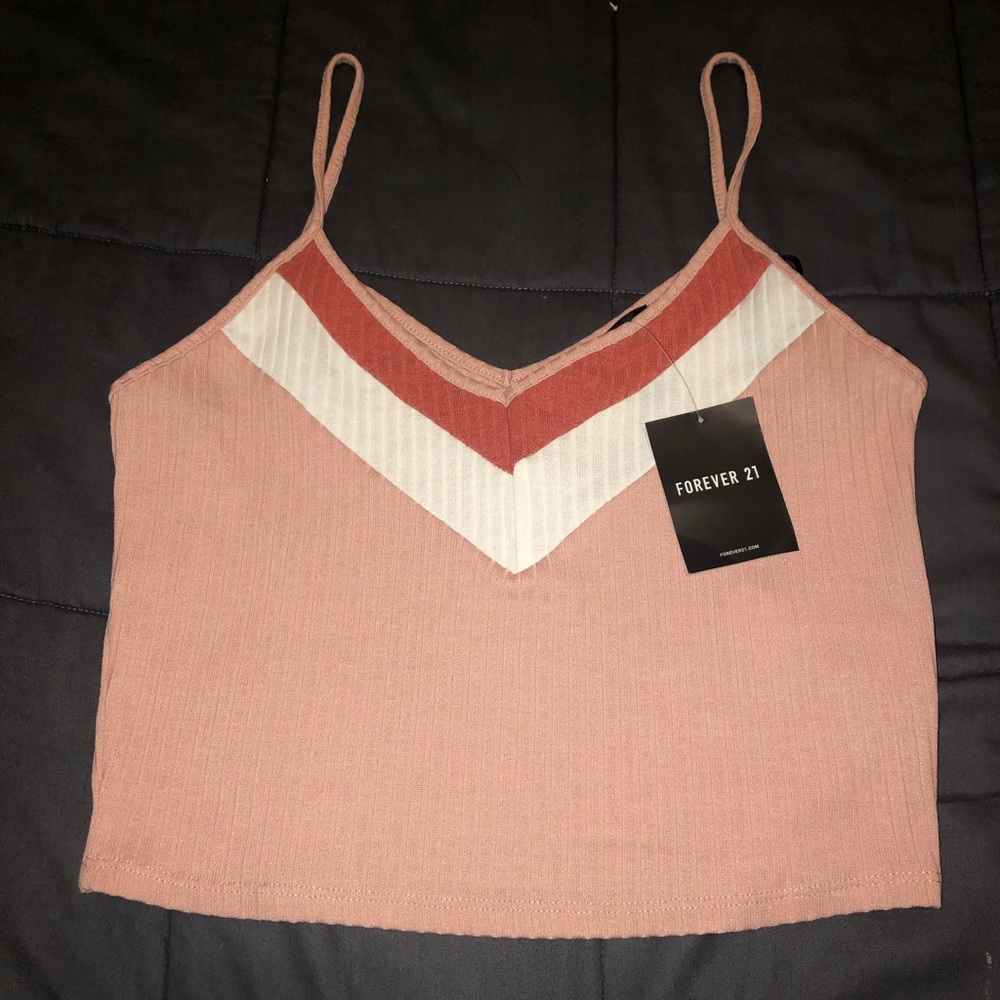 Color block Crop Top